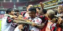 Fotos: Gilvan de Souza/Flamengo - Legenda: Flamengo abre três pontos e agora torce por tropeço do Palmeiras contra o Santos Foto: Jogada10