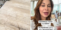 Maíra Cardi ficou indignada com rachaduras em piso de R$ 2 milhões  Foto: Reprodução/Instagram/mairacardi