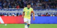 Casemiro (Brasil) durante jogo contra o Japão, no dia 14.10.2025 Foto: Aflo Co. Ltd / Alamy