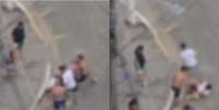 Jovem foi agredido por bando em Praia Grande (SP)  Foto: Reprodução/ PGN9 O Regional/ Facebook