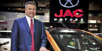 Sergio Habib, da JAC Motors, foi um dos primeiros a contestar o Salão  Foto: JAC Motors / Guia do Carro