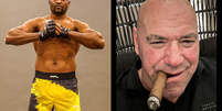 Dana White afirma que Francis Ngannou o agrediu fisicamente  Foto: Reprodução/Instagram/freak.mma/francisngannou