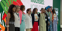 Janja cumpre agenda na COP30 nesta quarta-feira, 19, ao lado de Marina Silva e parceiras  Foto: Adrielle Farias/Terra