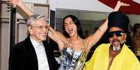 Dua Lipa convidou Carlinhos Brown e Caetano Veloso para o show em SP  Foto: Reprodução/@dualipa/Instagram