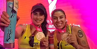 Carol Solberg e Rebecca conquistam bronze no Mundial de Vol&ecirc;i de Praia  Foto: Reprodu&ccedil;&atilde;o/Instagram/cbvolei