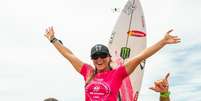 Laura Raupp vence QS inédito da WSL em Guarapari (ES)  Foto: WSL/Pedro Paiva