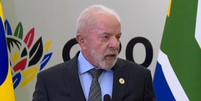 O presidente Lula está na África do Sul onde cumpre agenda na Cúpula do G20  Foto: Reprodução/Canal Gov