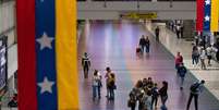 Vista interna do Aeroporto Internacional de Maiquetía  Foto: Getty Images / BBC News Brasil
