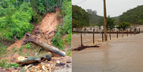 São João do Itaperiú foi um dos municípios mais atingidos por temporais em SC  Foto: Reprodução/Instagram @defesa_civilsji