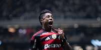 Bruno Henrique comemora gol para o Flamengo  Foto: CRISTIAN RIBEIRO / PERA PHOTO PRESS/ESTADÃO CONTEÚDO