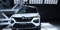 Renault Kardian em crash test do Latin NCAP  Foto: Latin NCAP/Divulgação