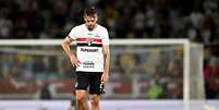 Rafael Tolói, do São Paulo, após derrota por 6 a 0 para o Fluminense  Foto: ANDRÉ FABIANO/CÓDIGO19/ESTADÃO CONTEÚDO