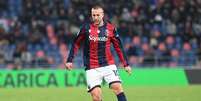 Federico Bernardeschi (Bologna) durante jogo contra o Napoli, no dia 09.11.2025 Foto: Independent Photo Agency / Alamy