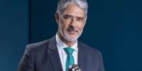 William Bonner saiu do 'JN', mas continua a ser o jornalista com imagem mais poderosa da TV  Foto: Sergio Zallis/TV Globo