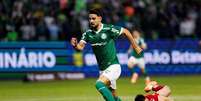 Flaco López (Palmeiras) durante jogo contra o Santos, no dia 06.11.2025 Foto: Just Pictures / Alamy