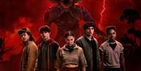 Elenco principal de "Stranger Things"  Foto: Divulga&ccedil;&atilde;o/Netflix / Rolling Stone Brasil
