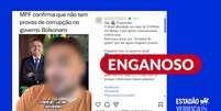 MPF decidiu arquivar um dos supostos casos de caorrupção que vieram à tona durante a gestão de Jair Bolsonaro na presidência da República Foto: Reprodução/Instagram / Estadão