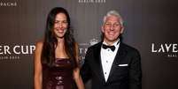 Ana Ivanovic e Bastian Schweinsteiger comparecem à Gala de Abertura da Laver Cup 2024 no WECC em 19 de setembro de 2024 em Berlim, Alemanha  Foto: Gerald Matzka/Getty Images para Laver Cup