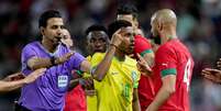 Marrocos venceu o Brasil no primeiro amistoso após a Copa do Mundo de 2022; seleções voltam a se enfrentar no Mundial de 2026  Foto:  Alex Caparros/Getty Images