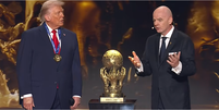 Sorteio da Copa rende memes após pergunta de Infantino sobre mexicanos diante de Trump  Foto: Reprodução/YouTube/Fifa