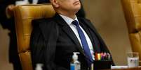 O ministro do Supremo Tribunal Federal (STF) Alexandre de Moraes, durante sessão da Corte em Brasília.  Foto: FOTO: WILTON JUNIOR/ ESTADÃO / Estadão