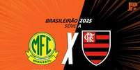 Foto: Arte Jogada10 - Legenda: Mirassol e Flamengo brem, neste sábado, a última rodada do Brasileirão. Jogo AO VIVO com a Voz do Esporte / Jogada10