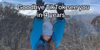 Adolescentes na Austrália fizeram posts se despedindo do TikTok, devido ao banimento de contas de menores de 16 anos  Foto: Reprodução/TikTok