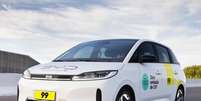 BYD D1 foi o precursor da frota eletrificada da 99 no Brasil  Foto: BYD / Guia do Carro