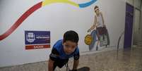 Yohan em mais um dia no Centro de Atenção em Saúde Funcional Ramon Pereira de Freitas (CASF)  Foto: Foto: Divulgação