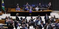Plen&aacute;rio da C&acirc;mara sob presid&ecirc;ncia de Hugo Motta

  Foto: Kayo Magalh&atilde;es/C&acirc;mara dos Deputados / BBC News Brasil