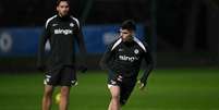 Enzo Fernández durante treinamento do Chelsea - Foto: Divulgação / Jogada10