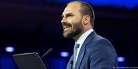 Eduardo Bolsonaro está nos EUA e acumula faltas na Câmara Foto: DW / Deutsche Welle