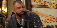 Gabigol em participa&ccedil;&atilde;o no Podpah  Foto: Reprodu&ccedil;&atilde;o/Podpah