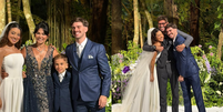 Suzana Alves e Flavio Saretta no casamento de Felipe  Foto: Reprodu&ccedil;&atilde;o/Instagram