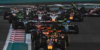 Carros durante o GP de Abu Dhabi de 2025 Foto: Red Bull Content Pool