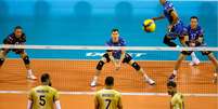 Lance do jogo entre V&ocirc;lei Renata e Perugia Foto: ( Volleyball World) / Sportbuzz