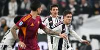 Foto: Divulga&ccedil;&atilde;o - Legenda: Jogadores de Juventus e Roma em disputa de bola na Serie A / Jogada10
