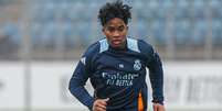Endrick tem empréstimo encaminhado para defender o Lyon, da França.  Foto: @Real Madrid via X/divulgação / Estadão