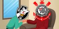 Corinthians compartilha meme zoando o Vasco por derrota na Copa do Brasil  Foto: Reprodu&ccedil;&atilde;o/X/Corinthians