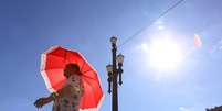 Registro de dia de calor na cidade de S&atilde;o Paulo. Foto: Daniel Teixeira/Estad&atilde;o - 17/02/2025 / Estad&atilde;o