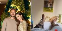 Neymar e Bruna Biancardi | Neymar recebendo massagem  Foto: Reprodu&ccedil;&atilde;o | Instagram 