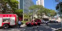 Inc&ecirc;ndio atingiu quarto andar do Hospital Israelita Albert Einstein em S&atilde;o Paulo  Foto: Reprodu&ccedil;&atilde;o/TV Globo