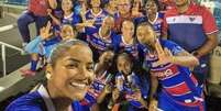 Fortaleza campe&atilde;o da 1&ordf; edi&ccedil;&atilde;o da Copa Maria Bonita; decidiu encerrar o projeto de futebol feminino em 2026 - Foto: Paulo Matheus/FEC / Jogada10