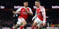 Gabriel Jesus precisou de literais 55 segundos para marcar pelo Arsenal –  Foto: Justin Setterfield/Getty Images / Jogada10