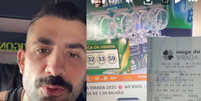 Kaysar fica euf&oacute;rico ap&oacute;s sorteio da Mega da Virada: 'Sumir do mapa'  Foto: Contigo
