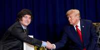 Javier Milei &eacute; aliado de primeira hora de Trump na Am&eacute;rica Latina  Foto: Reuters / BBC News Brasil