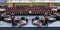 Registro da Haas em Abu Dhabi: um reinicio muito interessante em 2025 Foto: Moneygram Haas F1 Team