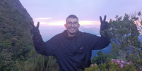 Jovem tinha desaparecido no Pico do Paran&aacute; em 1&ordm; de janeiro  Foto: Reprodu&ccedil;&atilde;o/Instagram/resgaterobertopicop