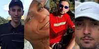 Guilherme, Pedro, Daniel e Bruno foram encontrados mortos em estada de SC  Foto: Reprodução/Arquivo pessoal