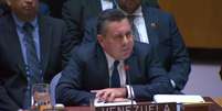 O Embaixador da Venezuela na ONU, Samuel Moncada  Foto: Reprodu&ccedil;&atilde;o/YouTube/Na&ccedil;&otilde;es Unidas